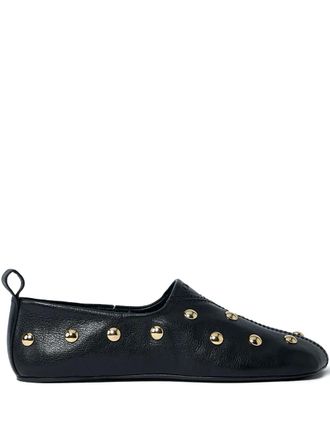 Chlo&eacute; Rita studded slip-on ballet flats - Black