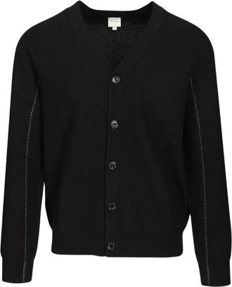 Paul Smith Merinowollen Knopenvest - Heren - Vesten - Zwart - L - Wol - Truien & Vesten