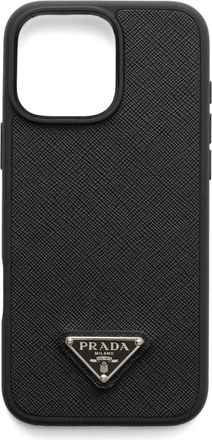 Prada textured iPhone 16 Pro Max case - Black