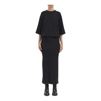Thom Krom Abito in Viscosa - Dresses - Mujer - Negro - S