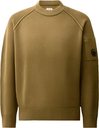 C.P. Company Chenille Cotton Lens Crewneck Sweater