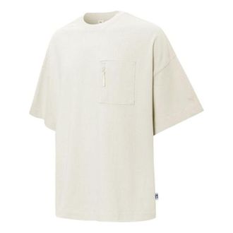 Puma Logo Pocket T-Shirt Beige 534670-65