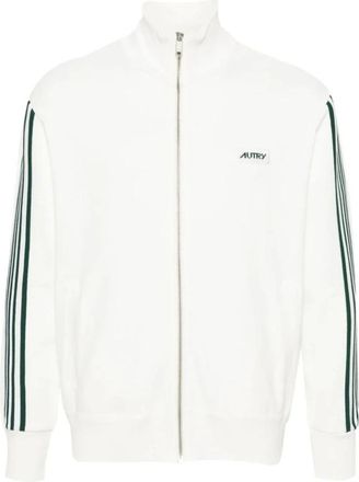 Autry Logo Jacket - Dames - Vesten met rits - Beige - L - Nylon - Hoodies & sweatvesten