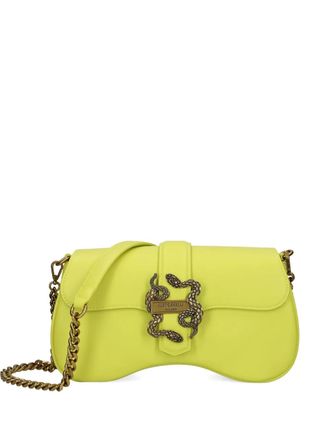 Just Cavalli snake-buckle cross body bag - women - Polyurethane - One Size - Green