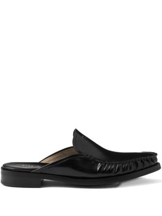 Prada leather mules - Black