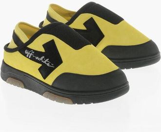 Off-white Suede and Fabric Mules OUT OF OFFICE size 44