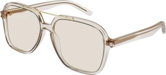 Saint Laurent Sunglasses, unisex, Gray, Size: 58 MM Optical Frame
