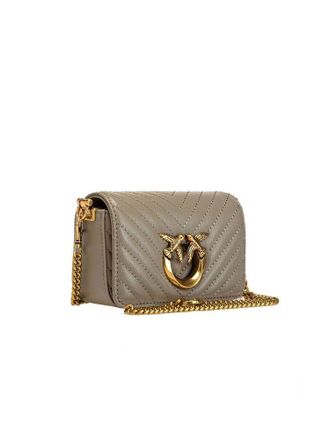 Pinko Crossbody Bag - Taupe