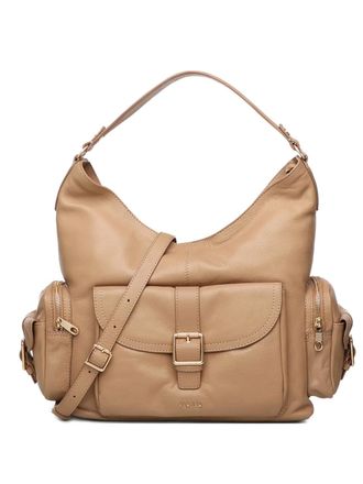 Francesco Biasia buckle-detail shoulder bag - Neutrals