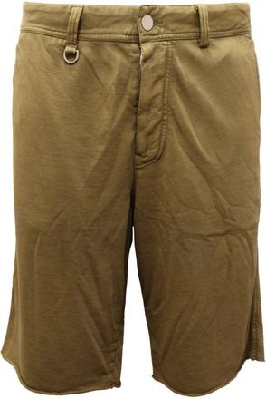 Paolo Pecora Bermuda Jersey Shorts in Groen - Heren - Korte Broeken - Groen - L - Korte Broeken