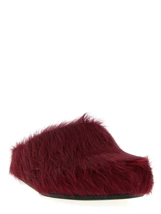 Marni Fussbett Slipper - Bordeaux