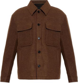AllSaints Cayson Jacket - Heren - Zomerjassen - Bruin - XL - Katoen - Jassen