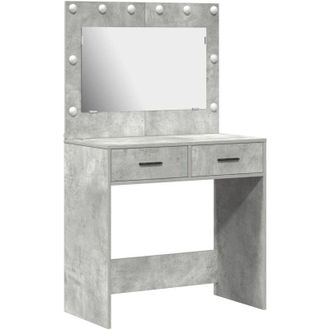 vidaXL Vidaxl - Dressing Table Concrete grey 78.5 x 41 x 135 cm Engineered wood