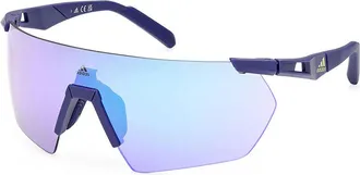 Adidas Sport SP0062 92Z Mens Sunglasses Blue Size 138