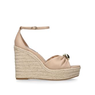 Steve Madden Womens Leather Taliya Pale Pink Heels - Size UK 3