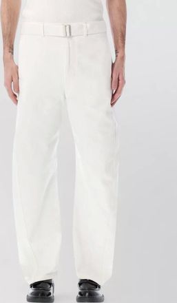Christophe Lemaire denim twisted wide-leg trousers