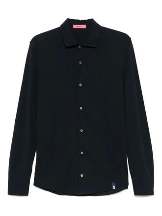 Drumohr cotton shirt - men - Cotton - M - Blue