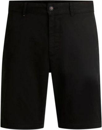 HUGO BOSS Chino-slim-Shorts - Heren - Korte Broeken - Zwart - W32 - Katoen - Korte Broeken