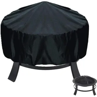 OEM Telo Protettivo Per Braciere Rotondo, Telo Impermeabile Per Braciere Da Giardino, Patio, Esterno, 80 X 65 Cm