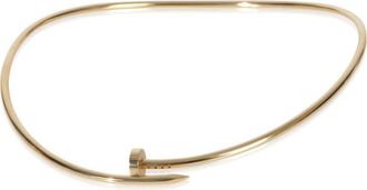Cartier Pre-Owned Cartier Yellow Gold Small Model Juste Un Clou Torque Necklace