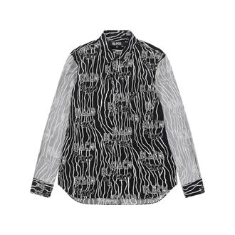 Comme Des Gar&ccedil;ons Heren, Overhemden, Zwart, Maat: 2XL