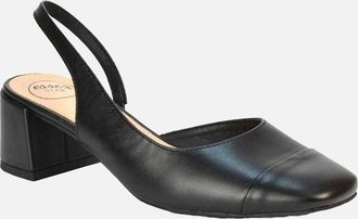 XY London Womens XY London Womens/Ladies Karis Sling Back Block Heel Court Shoes - Tan - Size: 3