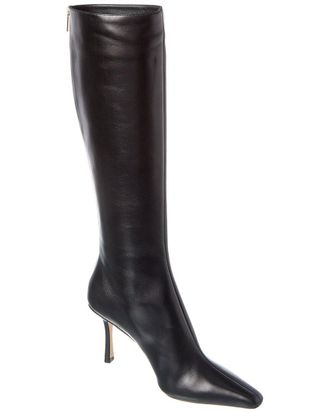 Jimmy Choo London Agathe Kb 85 Leather Knee-High Boot