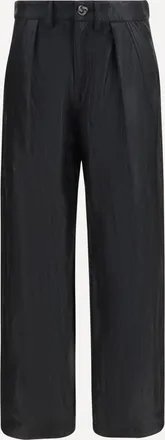Kristina Ti Straight-leg faux leather Pants with vintage effect Female 40