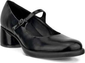 Ecco Sculpted Leather Mary Jane Pump in Black at Nordstrom Rack, Size 11-11.5Us / 42Eu