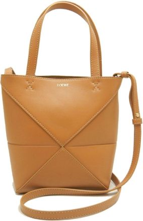 Loewe Gold Leather Tote Bag (Pre-Owned)