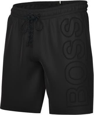 BOSS Whale Logo Swim Trunks in Black at Nordstrom Rack, Size Xx-Large