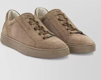 Tod's leather lace-up shoes