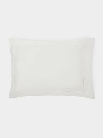 Volga Linen Diamond-Stitch Linen Standard Pillowcases (Set of 2)