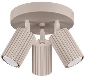 Sollux Lighting Design Deckenlampe Karbon 3-Flammig (rund), Taupe ARCHIVIERT