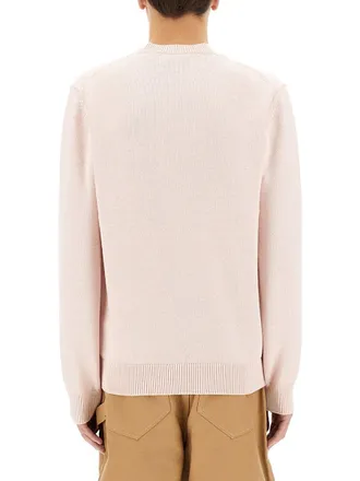 J.W.Anderson Logo Cotton-Cashmere Sweater - Pink