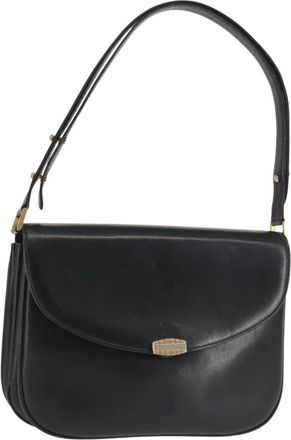 Bally Vintage Leather Leather Shoulder Bag Bag (Pre-Owned)
