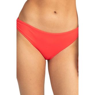 Roxy Beach Classics Hipster Bikini Bottoms in Hibiscus at Nordstrom Rack, Size X-Small