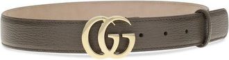 Gucci Womens Brown Calf Leather Bos Taurus Regular Belt