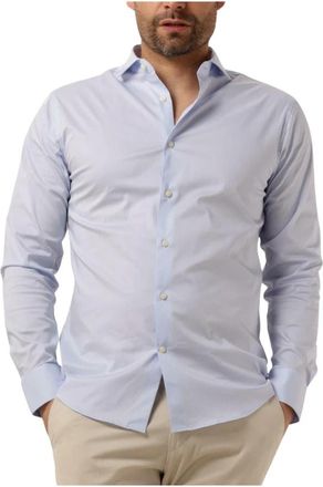 Tiger Of Sweden Classic Shirt Farrell - Heren - Casual Overhemden - Blauw - XS - Katoen - Overhemden