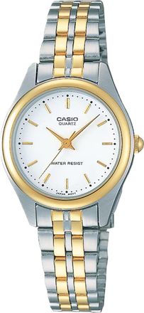 Casio Womens Two-Tone Stainless Steel Watch - LTP-1129G-7A
