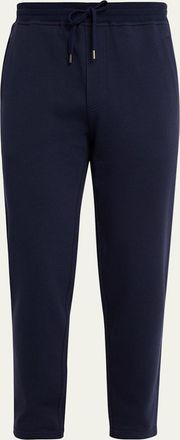 Brunello Cucinelli Mens Cotton Tapered Drawstring Trousers