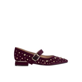 Alma En Pena Ballerina Shoes, female, Red, 8 UK, Pointed Studded Flat