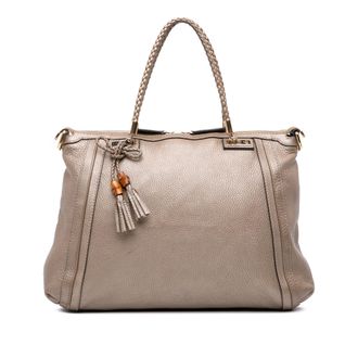 Gucci Bamboe Tote met Tasseldetail