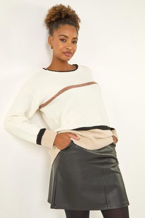 Roman Colour Block Stripe Knit Jumper