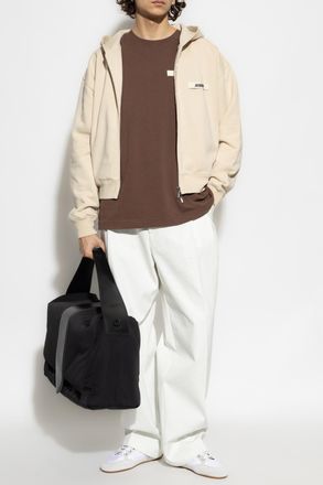 Jacquemus Hoodie, Mens, Cream