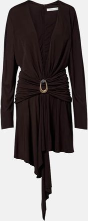 CHRISTOPHER ESBER Stone Pin draped jersey minidress