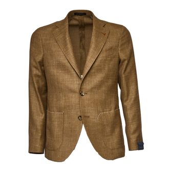 Sartoria Latorre Summertime Hopsack Single-Breasted Blazer