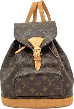 Louis Vuitton Pre-owned Backpacks, female, Brown, Size: ONE SIZE Pre-owned Monogram Backpack