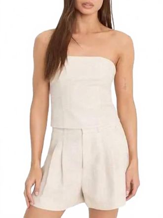 Anemos Ritts Strapless Top In Off White