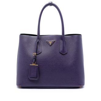 Prada Pre-owned Prada Medium Saffiano Cuir Double Satchel Ladies TKC36MUTFZ383ESU